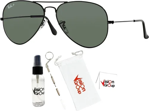 Miniatura 2 de Ray-Ban RB3025 - Gafas de sol de aviador de metal + paquete de accesorios Vision Group
