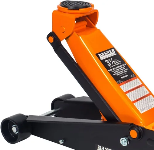 Miniatura 3 de Blackhawk Banner Gato de piso de 3.5 toneladas - Elevador hidráulico profesional resistente para automóvil, camión, SUV