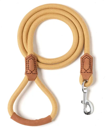 Miniatura 28 de Mile High Life Correa para perro de cuero premium Correa de cuerda resistente Asa de cuero Cierre fuerte de aleación de zinc Perros Mango
