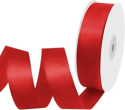 Miniatura 48 de Cinta de tela de satén de 1-1/2 pulgadas de ancho x 50 yardas, cinta negra perfecta para lazos de bricolaje, guirnaldas, envoltura de regalos