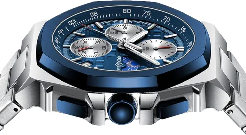 Miniatura 2 de Reloj de cuarzo para hombre de negocios de acero inoxidable impermeable multifuncional cronometraje