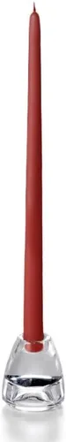 Miniatura 35 de yummi Velas cónicas color rosa claro de 12 pulgadas, 12 por paquete