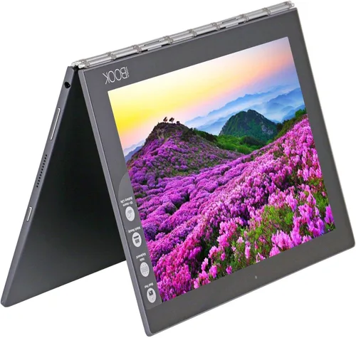 Lenovo Yoga Book - Tablet Android FHD de 10.1 pulgadas, tableta 2 en 1 (procesador Intel Atom x5-Z8550, 4 GB de RAM, 64 GB SSD), Gunmetal, ZA0V0035US