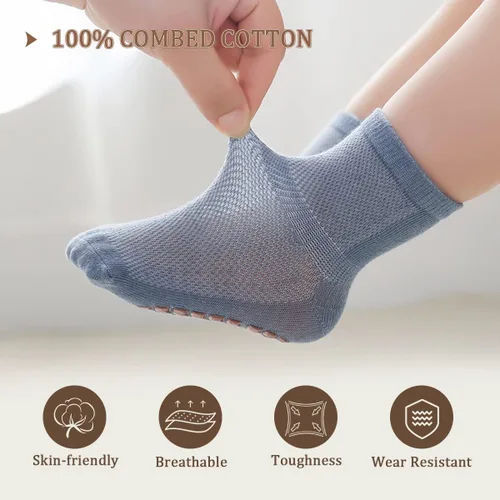 Miniatura 4 de Nuevos calcetines de malla de verano para bebés, niños y niñas pequeñas, calcetines para recién nacidos, accesorios esenciales para bebés