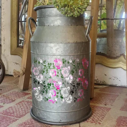 Miniatura 6 de Plantillas de flores para pintar sobre madera, plantilla reutilizable de flores silvestres para pintar en paredes, rosa, flor de cerezo, hortensia