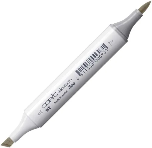 Copic Markers W2-Sketch, gris cálido (Warm Gray)