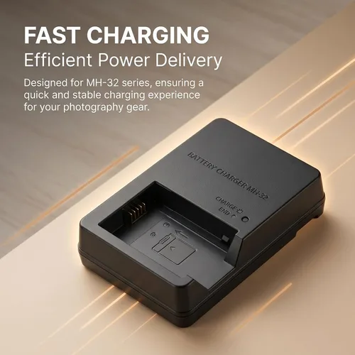 Miniatura 6 de Cargador de batería de cámara MH-32 para Nikon ENEL25 EN-EL25a Batería compatible con Nikon Z30 Z50 ZFC Z50ii Micro Single Camera, mh 32 Cargador