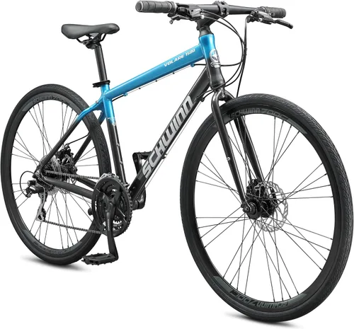 Miniatura 9 de Schwinn Volare 1300 Bicicleta de carretera, 700c para hombre y mujer, bicicleta de carretera de barra de caída de 14 velocidades, marco de aluminio
