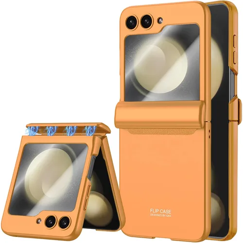 Miniatura 11 de STORMTAL Funda protectora delgada para Samsung Galaxy Z Flip 5, protección de bisagra, protector de pantalla integrado, carga inalámbrica, a prueba
