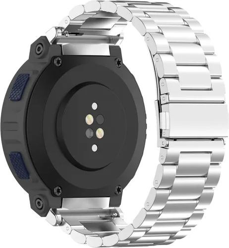 Miniatura 7 de Compatible con Amazfit Active Edge - Correa de reloj para hombres y mujeres, correa de metal de acero inoxidable, correa de repuesto, accesorios