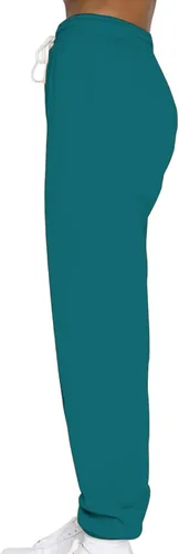Miniatura 4 de Pantalones con forro polar para mujer, estilo casual, holgados, color sólido, para invierno, cálidos, con forro de sherpa, pantalones deportivos