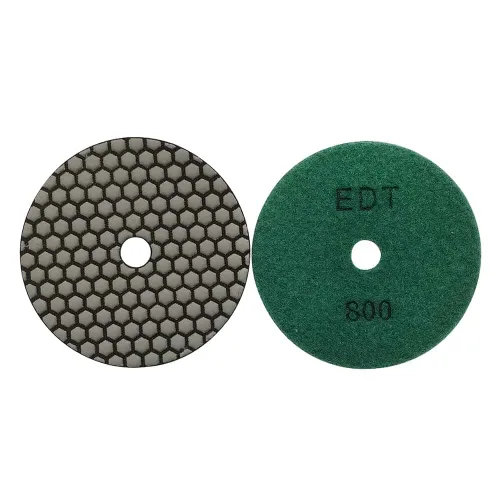 Miniatura 51 de Juego de almohadillas de pulido de piedra seca de 4 pulgadas (grano 50, 100, 200, 400, 800) - para encimeras de granito, mármol y hormigón