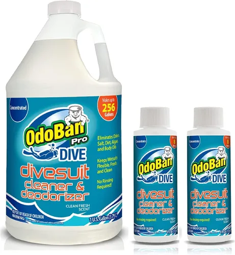 Miniatura 10 de OdoBan Dive Concentrado Limpiador para Traje de Neopreno Sin Enjuague, Paquete de 4, 113 g Cada Uno