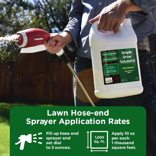 Miniatura 9 de Fertilizante orgánico de micronutrientes para césped, soluciones simples de cultivo, fertilizante de jardín y césped, cultivador, jardinero