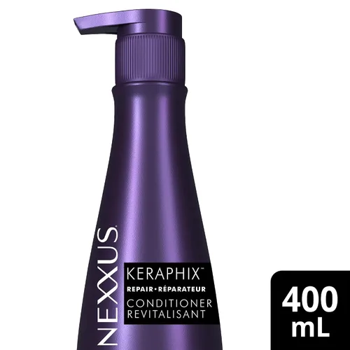 Miniatura 2 de Nexxus Keraphix Acondicionador Keraphix con ProteinFusion para cabello dañado con proteína de queratina y arroz negro, 13.5 oz