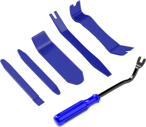 Miniatura 10 de GOOACC Kit de herramientas de extracción de moldura automática de 6 piezas, kit de herramientas antiarañazos para panel de tablero de audio de Negro