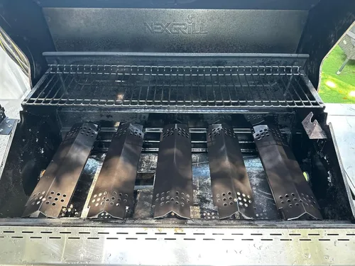 Miniatura 6 de Placas térmicas para parrilla, piezas de repuesto para Home Depot Nexgrill 720-0830H, 5 quemadores 720-0888, 720-0888N, 720-0882A, 720-0882S, 6