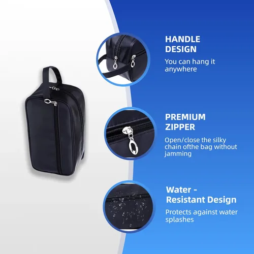 Miniatura 4 de Tumecos Kit de aseo Dopp Organizador de electrónica de viaje, bolsa de accesorios de afeitado