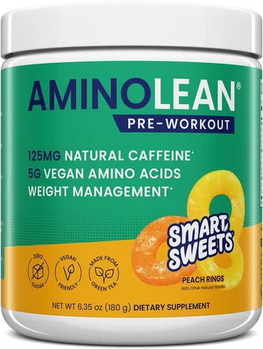 Miniatura 15 de RSP NUTRITION AminoLean Pre Entrenamiento, Energía Limpia Sin Nerviosismo, Hormigueo o Caída, Apto para Veganos con Biotina Añadida para Cabello