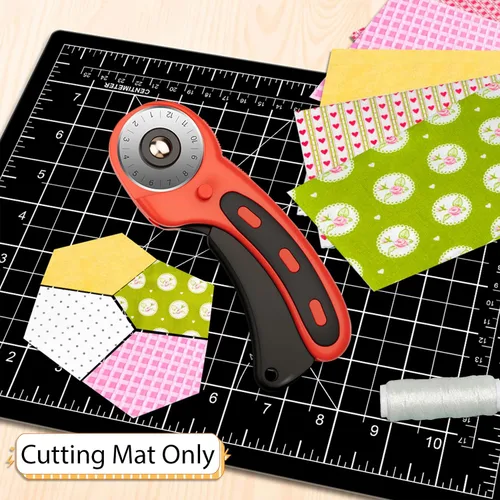 Miniatura 5 de DIYSELF Alfombrilla de corte de 9 x 12 pulgadas, alfombrillas de corte para manualidades, alfombrillas de corte autorreparables A4, alfombrilla