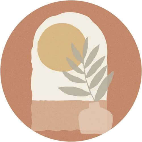 Miniatura 8 de Ambiance Sticker Papel pintado no tejido con frescos gigantes pre-pegados de montaña escandinava Ziska etiqueta decorativa H 60 x L 35.4 in
