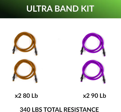 Miniatura 3 de Gorilla Fitness Resistance Bands for Gorilla Bow Original and Gorilla Bow Travel Juego ultra pesado