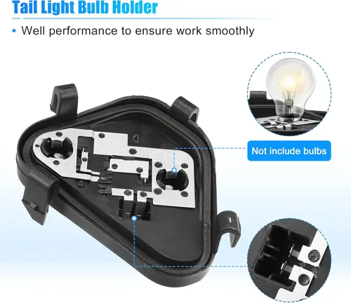 Miniatura 6 de X AUTOHAUX 1 Unidades Trasero Izquierdo Luz Trasera Luz de la Luz Trasera Panel Bombilla Socket W/Plug para BMW 320i 328d 328i 335i 328d xDrive