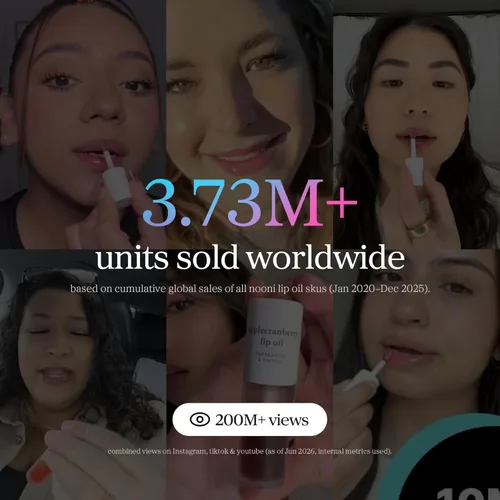 Miniatura 9 de NOONI - Aceite coreano para labios, de larga duración, hidratante, revitalizante para labios secos, impermeable, relleno de calcetines para niñas