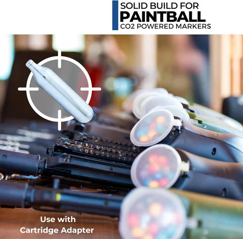 Miniatura 5 de ICO 12 Gram Co2 Cartridges Non-Threaded, CO2 cartridges BB Gun, CO2 BB Pistol, Airsoft Pistol, and Paintball Markers
