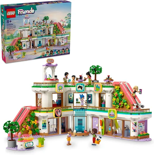 LEGO Friends Heartlake City - Juguete de centro comercial, kit de construcción con accesorios de muñeca pequeña para que los niños desarrollen