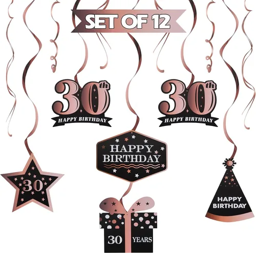 Miniatura 93 de LINGTEER - Serpentinas para fiesta de cumpleaños, 10º
