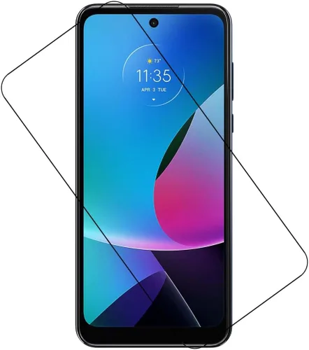 Miniatura 7 de [Paquete de 2] Protector de pantalla de vidrio templado Frontier Protector protector para Motorola Moto G Play 2023