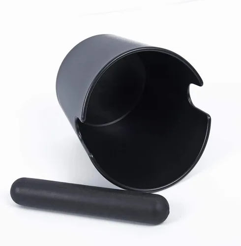Miniatura 4 de Caja de café expreso, caja de café de 4.8 pulgadas, contenedor de café expreso para posos de café con barra extraíble y base antideslizante