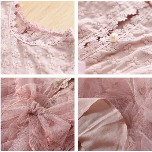 Miniatura 5 de Miipat Vestido tutú para niñas pequeñas, con volantes, de tul sin mangas, vestido de fiesta de princesa