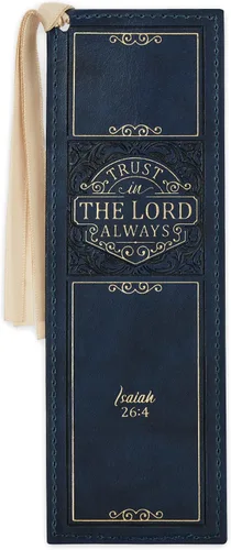 Miniatura 14 de Christian Art Gifts - Marcapáginas premium de piel sintética vegana con escritura bíblica para mujeres: Cuando ella habla - Proverbios 31:26, Marrón