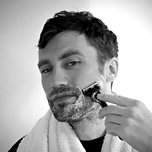 Miniatura 7 de Mo' Handsome Gel de afeitado prémium para hombres – Fórmula de deslizamiento suave para un afeitado cercano – Uso con cuchillas de afeitar