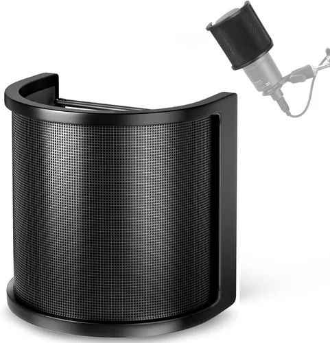 Miniatura 10 de YOUSHARES Soporte de choque AT2020, soporte de choque para micrófono reduce el ruido de vibración para Audio Technica AT2020 AT2035 ATR2500
