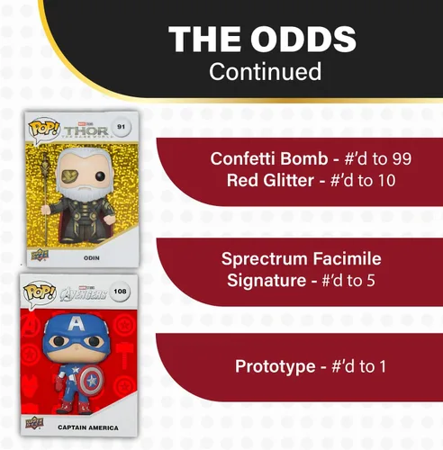 Miniatura 4 de UCC Distributing Funko Pop Marvel - Caja de tarjetas coleccionables (24 paquetes por caja/sellada de fábrica)