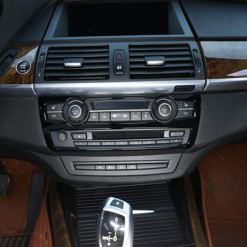 Miniatura 3 de Mando de plástico ABS para coche, aire acondicionado y volumen, para BMW X5 X6 E70 E71 2008-2013, color negro