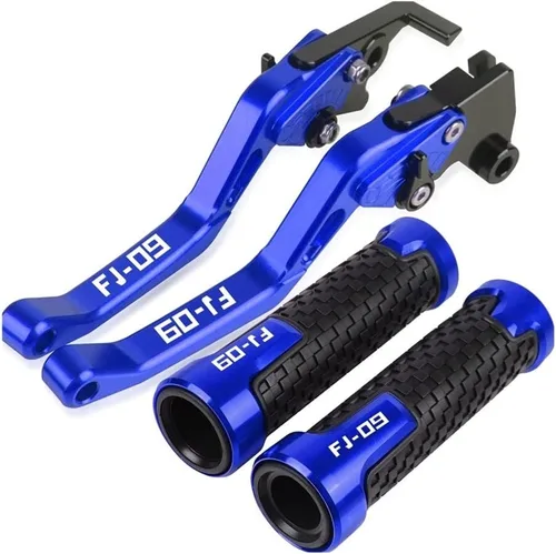 Miniatura 11 de DOUKI Para Yamaha MT09 MT-09 MT 09 FZ-09 FJ09 2014 2015 2016-2018 Tracer 900 Manillar de motocicleta Manillar de freno ajustable Palancas de Negro