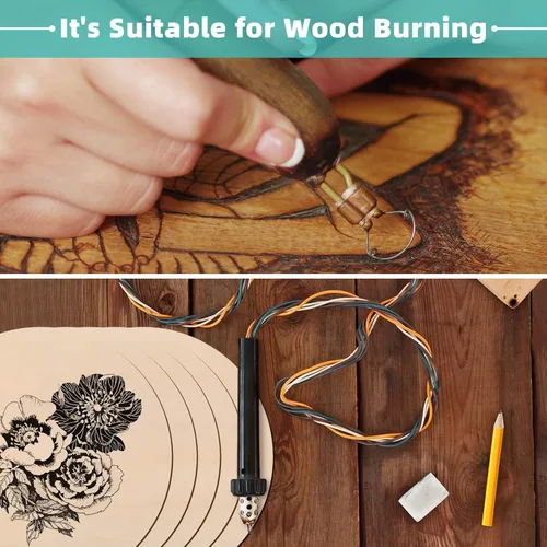 Miniatura 4 de 6 círculos redondos de madera sin terminar para colgar puertas de manualidades, pirografía y pintura (6 pulgadas)