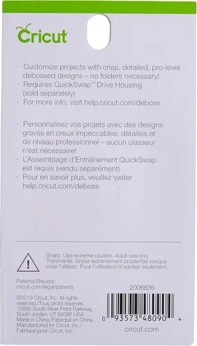 Miniatura 3 de Punta Cricut, grabado fino QuickSwap, plateado