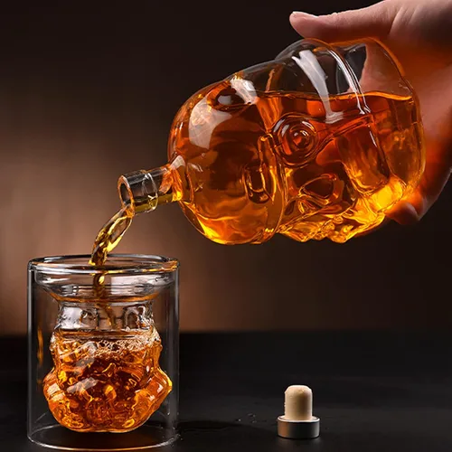 Miniatura 7 de Decantador de whisky, botella de licor y tapón, para esposo o hombre, papá, cumpleaños, día del padre, jarra de whisky para vino, licor, escocés, 1