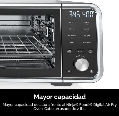 Miniatura 6 de Ninja SP201 Horno Digital de Aire y Freidora Pro de 8 en 1 de Encimera con Altura Extendida, Capacidad XL, Capacidad de Voltear Hacia Arriba