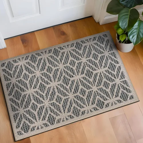Miniatura 16 de Rugshop Alfombra geométrica contemporánea para interiores y exteriores, lavable para sala de estar, comedor y oficina, 7 pies 10 pulgadas x 10 pies