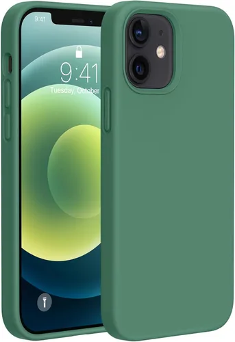 Miniatura 160 de Miracase Funda diseñada para iPhone 13, con protector de pantalla de vidrio templado, forro de microfibra suave antiarañazos, funda de goma