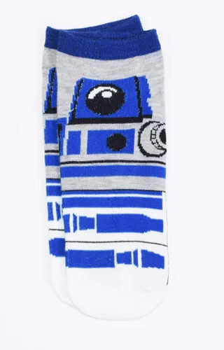 Miniatura 5 de STAR WARS Chewbacca Darth Vader R2-D2 Faces - Calcetines tobilleros (5 unidades)
