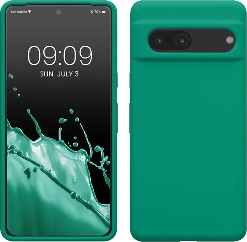Miniatura 34 de kwmobile Funda compatible con Google Pixel 7 - Funda de silicona TPU con acabado suave - Piedra antigua