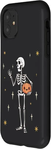 Miniatura 2 de Funda divertida de Halloween con diseño de esqueleto para iPhone 11