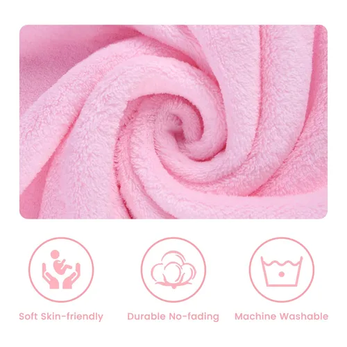 Miniatura 3 de M&G House Accesorios de fotografía para recién nacidos, trajes de baño para sesión de fotos de bebé, bata de baño para niña, 03 rosa(6-13 meses)